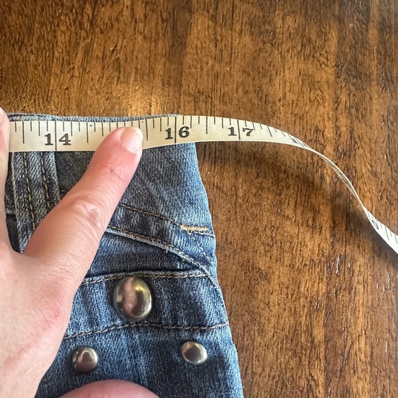Candies | Y2K Studded Bootcut Low-Rise Jeans, Size 11 - Picture 10 of 12
